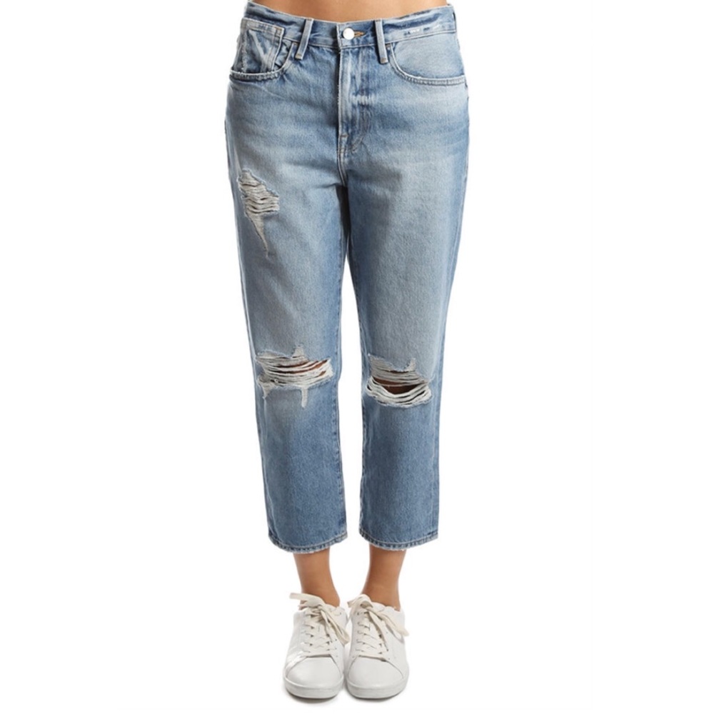 😎FRAME Le Stevie Crop Denim💙